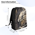 thumbnail image 6 of Ratiio Graceful Snow Leopard Print Backpack with Padded 15-inch Laptop Sleeve- Spacious and Durable Daypack for Work and Travel, 6 of 6