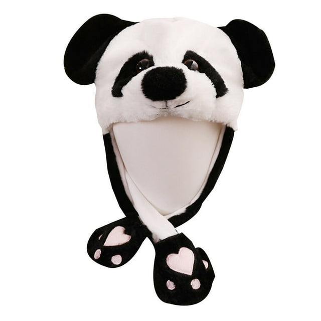 Long Ears Cartoon Pattern Lovely Plush Hat Girls cap long movable ears Movable Cap Women Toy Photo Prop Beanie