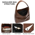 thumbnail image 5 of FALAN MULE Hobo Bags for Women Soft Leather Crossbody Purse and Handbags Ladies Top Handle Satchel Shoulder Bags, 5 of 7