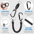 thumbnail image 4 of Tool Fly Fishing Magnetic Net Release Holder Fishing Lanyard Magnetic Keeper Magnet Clip Landing Net Connector, 4 of 7