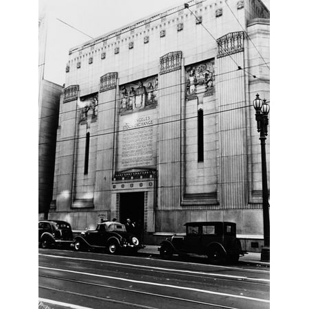 Facade of the Los Angeles Stock Exchange Print Wall