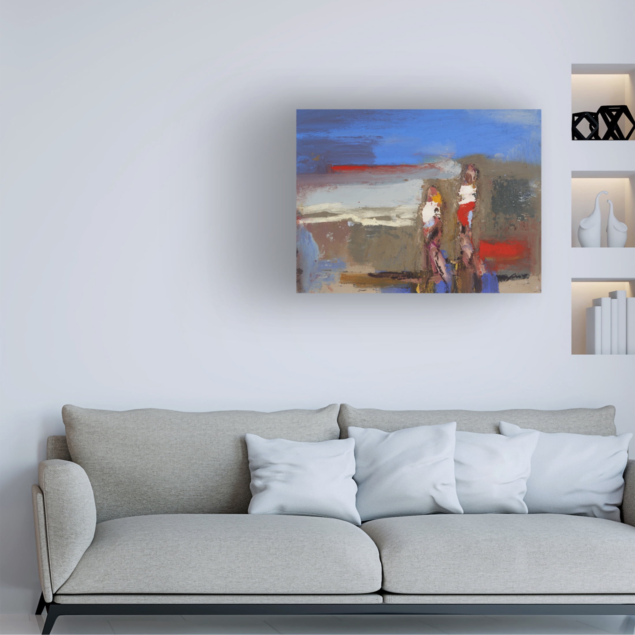 Canvas Wall Art - Erin McGee Ferrell 'Shell Gathers IV' Wall Art for Living Room, Bedroom, or Office Décor by Trademark Fine Art - 24 x 18 Inches