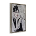 thumbnail image 3 of Stupell Industries Bold & Classic Audrey People Painting Brown Floater Framed Canvas Art Print Wall Art, 17 x 25, 3 of 9
