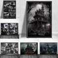 thumbnail image 2 of Póster Vintage de casa encantada de terror, impresiones para decoración del hogar, Halloween, La Casa de los espíritus malignos, pintura en lienzo, arte de pared, 2 of 4