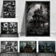 thumbnail image 2 of Póster Vintage de casa encantada de terror, impresiones para decoración del hogar, Halloween, La Casa de los espíritus malignos, pintura en lienzo, arte de pared, 2 of 4