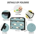 thumbnail image 3 of Organ Folder 14.2 x 0.8 x 10.6 Inches 13 Separate Pockets A4 Size Documents Folder A Sort Storage File Manager For The Home Office Cute Sheep, 3 of 7