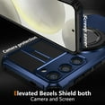 thumbnail image 4 of Phone Case for Samsung Galaxy S22 Plus Case Magnetic Built in Stand & Ring Holder, Military Grade Shockproof Heavy Duty Protective Kickstand Phone Case for Samsung Galaxy S22 Plus,Royalblue, 4 of 11