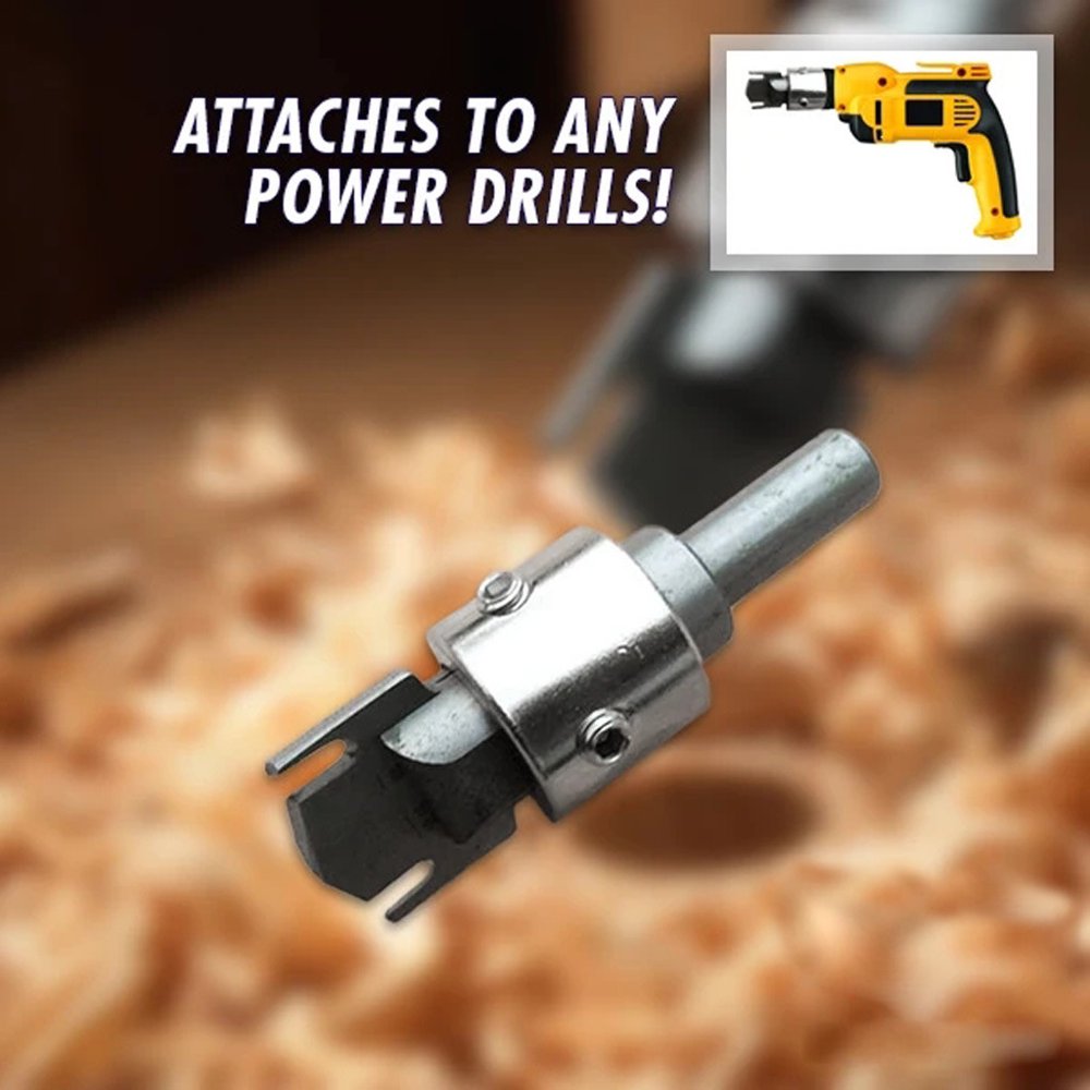 LNKOO Wooden Ring Drill Bit Set, Multifunction Wooden Thick Ring Maker