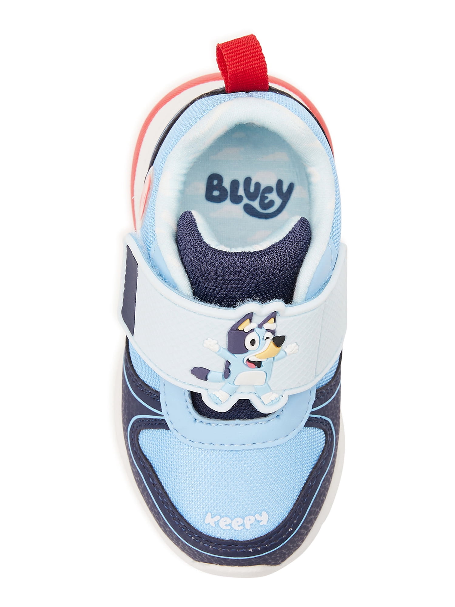Bluey Toddler Boys' Light Up Slip On Sneakers