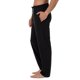 thumbnail image 2 of Pantalón de dormir para hombre Fruit of the Loom, negro, transpirable, XXL, 2 of 4