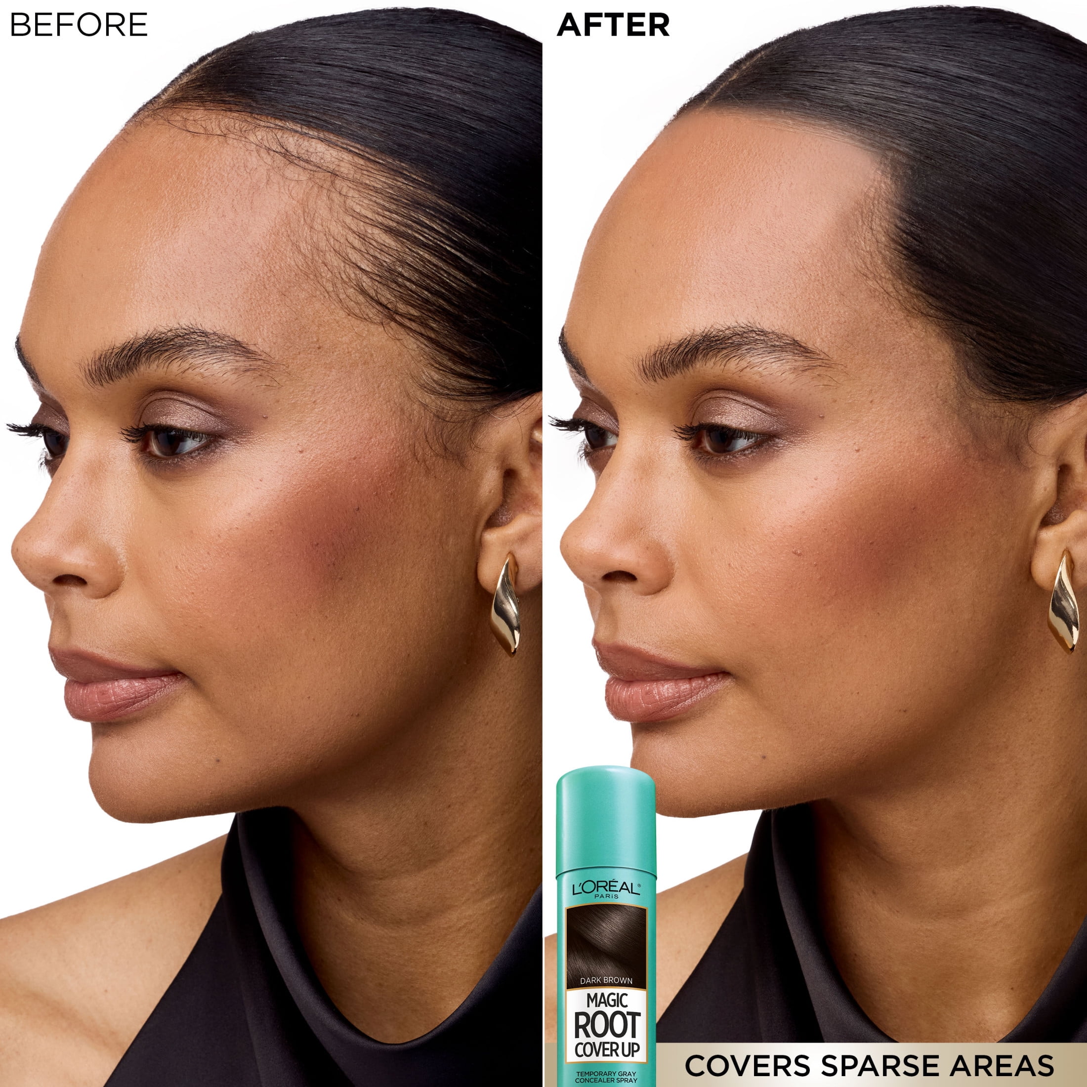 L'Oreal Paris Magic Root Cover Up Temporary Hair Color Concealer Spray, Aerosol, 2 oz