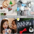 thumbnail image 5 of NICEXMAS 20pcs Clear Plastic Hanging Christmas Ornaments for Holiday Tree Decorations and New Year Party, 5 of 8