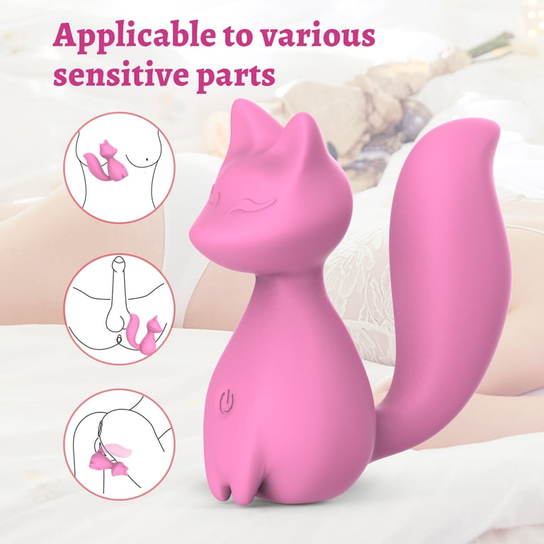 Vibrators-Massager-Clitoral Stimulator G-spot Sex Toys - Fox Vibrator - Red  - Walmart.com