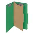 thumbnail image 6 of Smead 18733 Pressboard Classification Folders, Legal, Four-Section, Green, 10/Box, 6 of 10