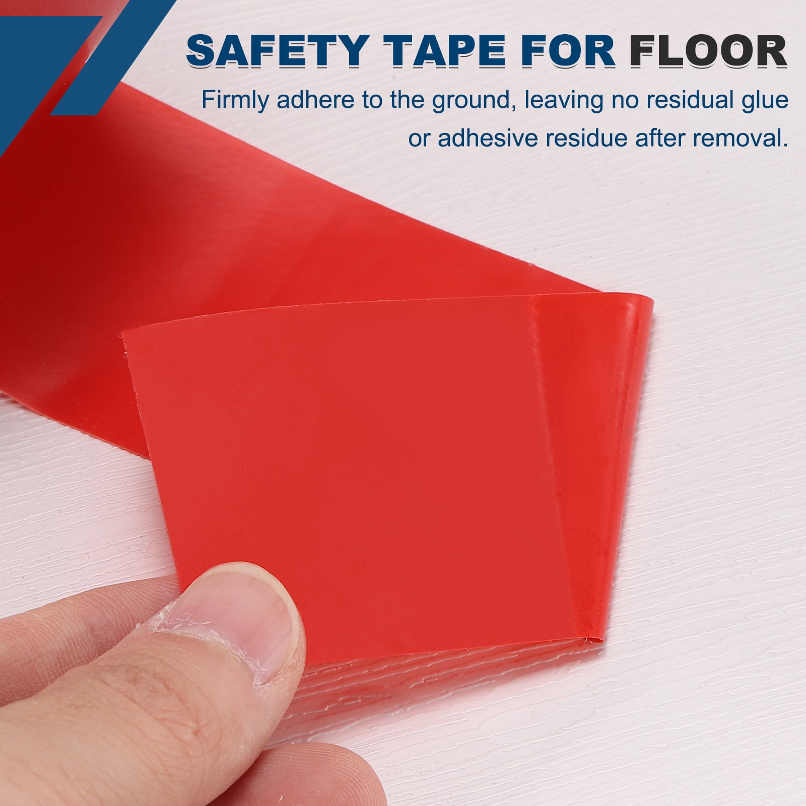 Uxcell Vinyl Floor Tape 2" x 108 ft Non-Abrasive Floor Marking Tape Outdoor Playing Field Marking Equipment for Warehouse Gyms Athletics Restaurants, Black