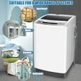 thumbnail image 5 of Adnoom Portable Washing Machine, 17.8lbs Large Fully-Automatic Laundry Washer, 10 Washing Programs & 8 Water Levels Selections Machine Ideal for Apartments Dorms Families, 5 of 8