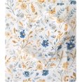 thumbnail image 1 of Floral Queen Sheets Soft Breathable Microfiber Vintage Printed Bed Sheet Set Deep Pocket Fitted Sheet Included Flower Pattern, 1 of 7