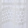 thumbnail image 2 of SKL Home Daisy Lace Tier Curtain Pair, White, 56x36, 2 of 5