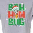 thumbnail image 3 of SpongeBob SquarePants - Squidward Bah Humbug - Juniors Cropped Cotton Blend T-Shirt, 3 of 6