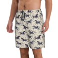 thumbnail image 2 of Logiee Horse Print Mens Swim Trunks Quick Dry Board Shorts,Breathable Hawaii Beach Shorts Swimwear Bathing Suits-XX-Large, 2 of 6