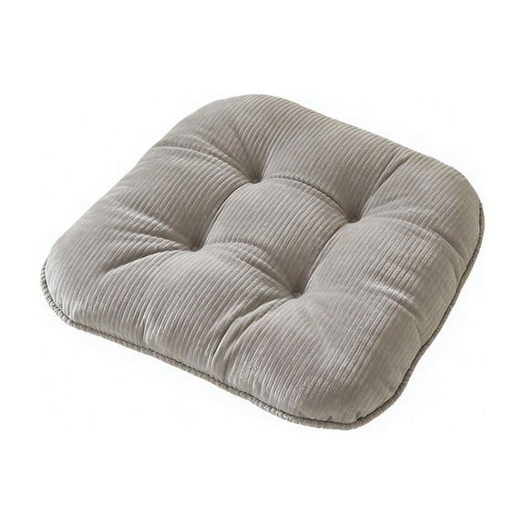 Chair Cushions For All Season Outdoor Use At Home,Chair Cushions for Dining Chairs Set,Kitchen Chair Pads,for Tatami Living Room or Yoga, 22x22 Inch, (Gray)