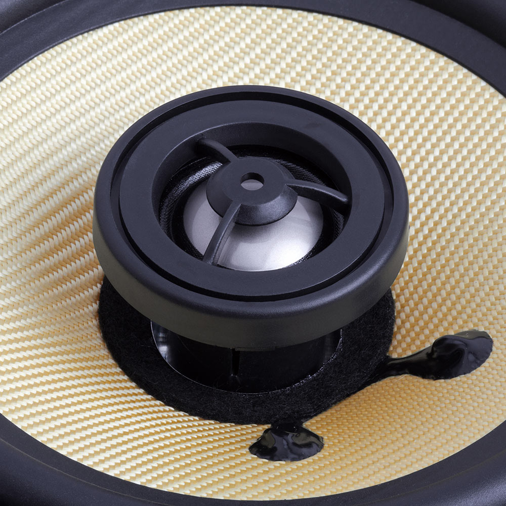 Cmple - 5.25" Surround Sound 2-Way In-Wall/In-Ceiling Kevlar Speakers (Pair) - Round - image 4 of 6