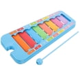 thumbnail image 2 of 1 Set Piano à Frapper Éducation Enfance Percussion Instrument de Musique Coloré Glockenspiel, 2 of 9