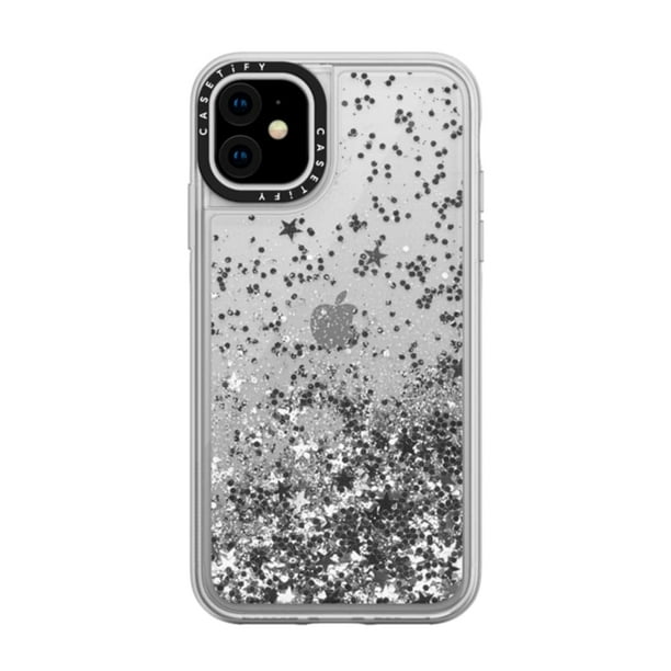 Casetify Glitter Case Monochrome Silver For Iphone 11 Cases Walmart Com Walmart Com