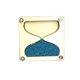 thumbnail image 1 of Kit de tablero ocupado de reloj de arena de madera, habilidad de Motor Montessori educativo temprano para coche de viaje, juguete para niño y niña, Azul Macarena tablero ocupado, 1 of 7