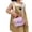 Purple, variant on CAIXIA Womens Crossbody Purse Girls Floral Print Cute Crossbody Messenger Bag, Lightweight Durable Shoulder Purse For Daily Outfit Matching Travel