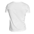 thumbnail image 5 of Raenseen Men's Deep V-Neck Shirts Short Sleeves Low Cut T-Shirt Stretch Basic Cotton Top Tees Gym White L, 5 of 5