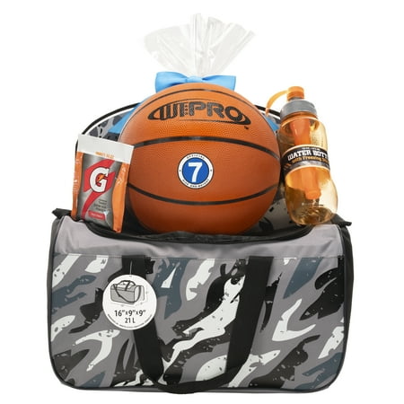Easter Basket Gift Basketball In 16&Quot; Gym Bag