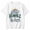 Black D, variant on Mens Custom Text Mountain Graphic White Crew Neck Short Sleeve T Shirt for Outdoor Summer Casual Wear
