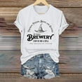 thumbnail image 2 of T-Shirt à Manches Courtes pour Femmes Femmes Liquidation T-Shirt Mélangé pour Femmes Femmes the Wilches Brewery Stop in for A Spell T-Shirt à Col Rond Imprimé Massachusetts, 2 of 4