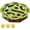 Green, variant on Purrpuzzle - Interactive Felt Cat Puzzle Toy for Indoor Cats, Quiet Scratch Enrichment Box with Bell Balls, Hunting Instinct Training Toy