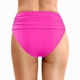 thumbnail image 4 of Ccpelsie Women's Swim Shorts High Waisted Bikini Bottom Full Coverage Swim Bottoms Tummy Control Soft Quick Dry Summer(A01-Hot Pink,L), 4 of 6