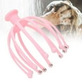 thumbnail image 3 of Claw Head Massager Hand Held SPA Scalp Massager Stress Relief Hair Therapy Rolling Ball Scalp Massage Machine for Office Home SPA (Pink), 3 of 5