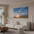 thumbnail image 3 of Landing of the side boosters after the Falcon Heavy Demonstration Mission Canvas Poster Bedroom Decor Sports Landscape Office Room Decor Gift,Frame-style,20x30inch(50x75cm), 3 of 8