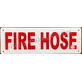 thumbnail image 1 of FIRE Hose Sign (White, Reflective, Aluminium 4X12,Rust Free) (ref-2201), 1 of 4