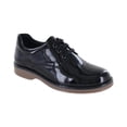thumbnail image 1 of Zapato Escolar Coqueta para niña en charol negro Matias con agujetas, 1 of 4