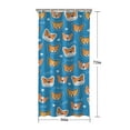 thumbnail image 5 of Cartoon Corgi Shower Curtain 36"x72" ,Bathroom Decorative Shower Curtains Set with 12 Hooks,Modern Waterproof Washable Shower Curtain, 5 of 6