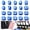 Blue, variant on 20 Pcs Numbered Pencil Toppers 1-20, 2026 New Reusable Classroom Labels for Teachers, 11 in Pencil Toppers Numbers, Number Markers for Supply Stations