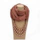 thumbnail image 1 of LaMaxPa 2019 New Fashion Women Solid Jewelry Pendant Chiffon Scarf Pearl Shawls and Wraps Soft Female Accessories 65Colors, 1 of 4