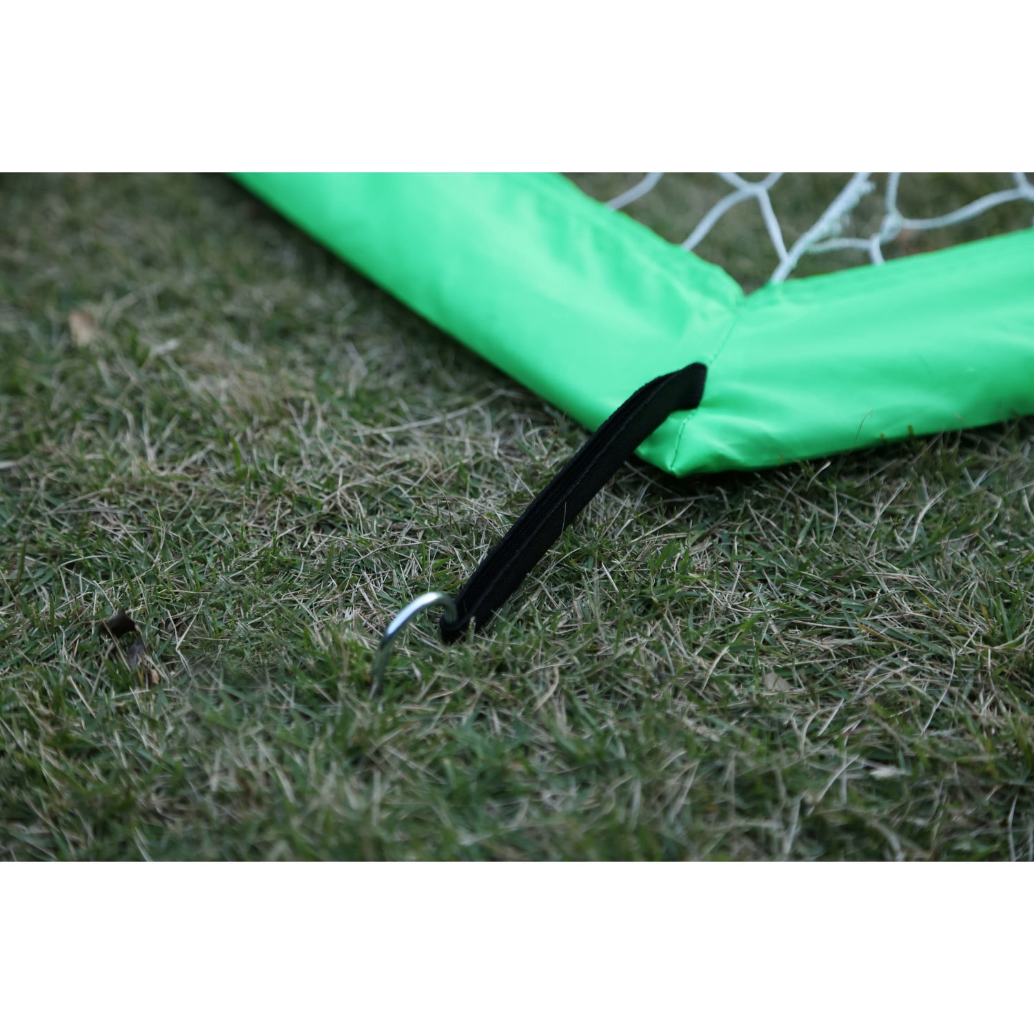 Reebok Portable Soccer Goal – 6.5 x 3.25 ft Soccer Net for Kids – Backyard Training Goal with Carry Bag-Green