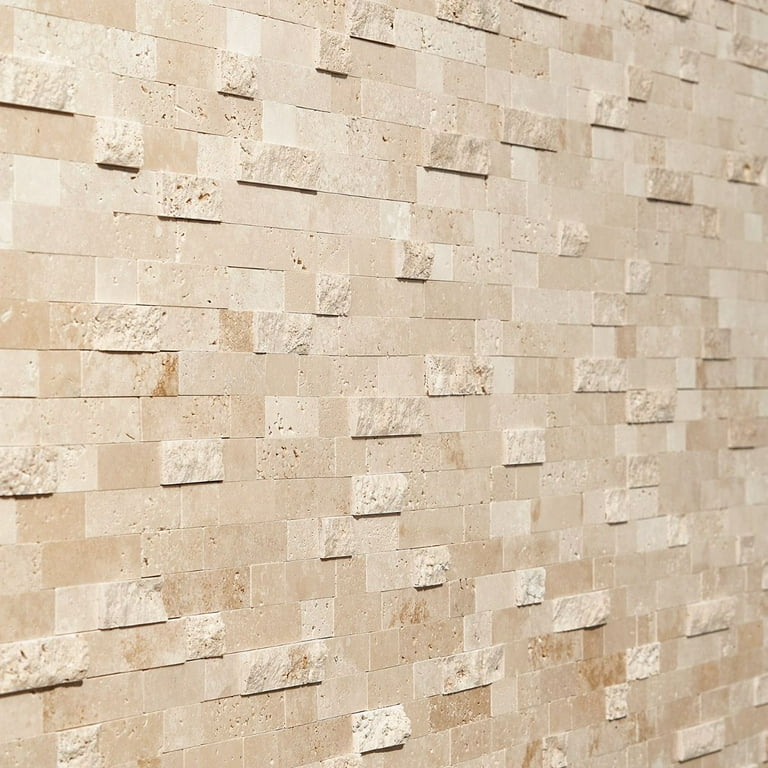 Bond Tile Easy Luxe Brick Crema 10.82 in. x 11.8 in. Marble Peel and Stick Tile (0.88 Sq. Ft. / Sheet) Bond Tile Easy Luxe Brick Crema 10.82 in. x 11.8 in. Marble Peel and Stick Tile (0.88 Sq. Ft. / Sheet)