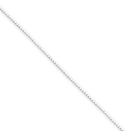 Octagon Prism Chandelier Chain - 0.6mm, Sterling Silver Octagon Mirror Box Chain Necklace, 20 Inch