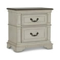 thumbnail image 3 of New Classic Anastasia 4-PC Wood Queen Bedroom Set with Nightstand in Ant White, 3 of 6