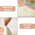 thumbnail image 3 of Bathroom Rug Mat, Floor Mat, Simple Absorbent Carpet, Thickened Floor Mat, for Bathroom, Entrance and Kitchen, Non Slip Machine Washable Floor Mat with Patter, Rainbow 32''×20'', 3 of 8