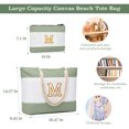 thumbnail image 3 of oscaurt Beach Bag Waterproof Beach Tote Bags with Zipper Large Swim Pool Bag Personalized Gifts for Women Her Travel Beach Essential, 3 of 6