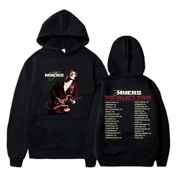 Ty Myers Photo Hoodies The Select Tour Merch Hooded Unisex Fashion Long Sleeve Sweatshirts Pullovers